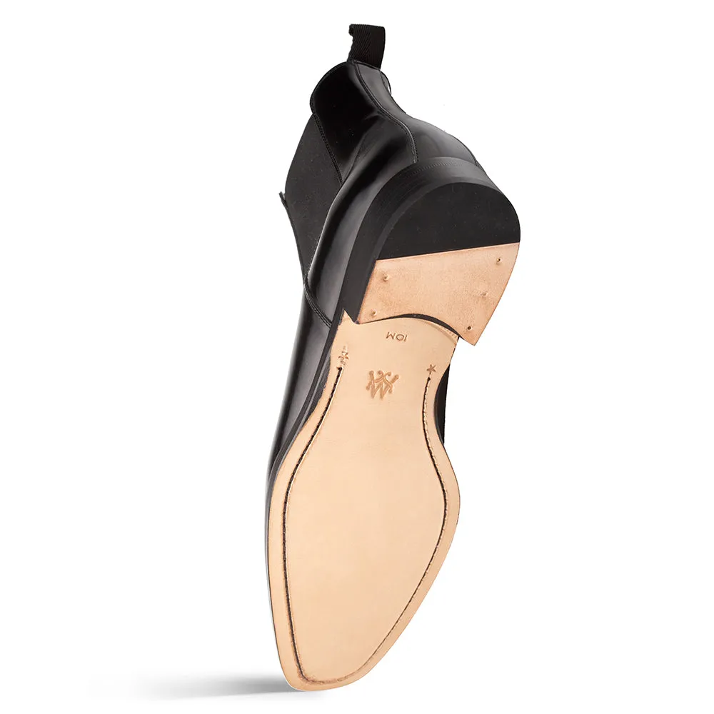 Shiny Calf Dress Chelsea Boot