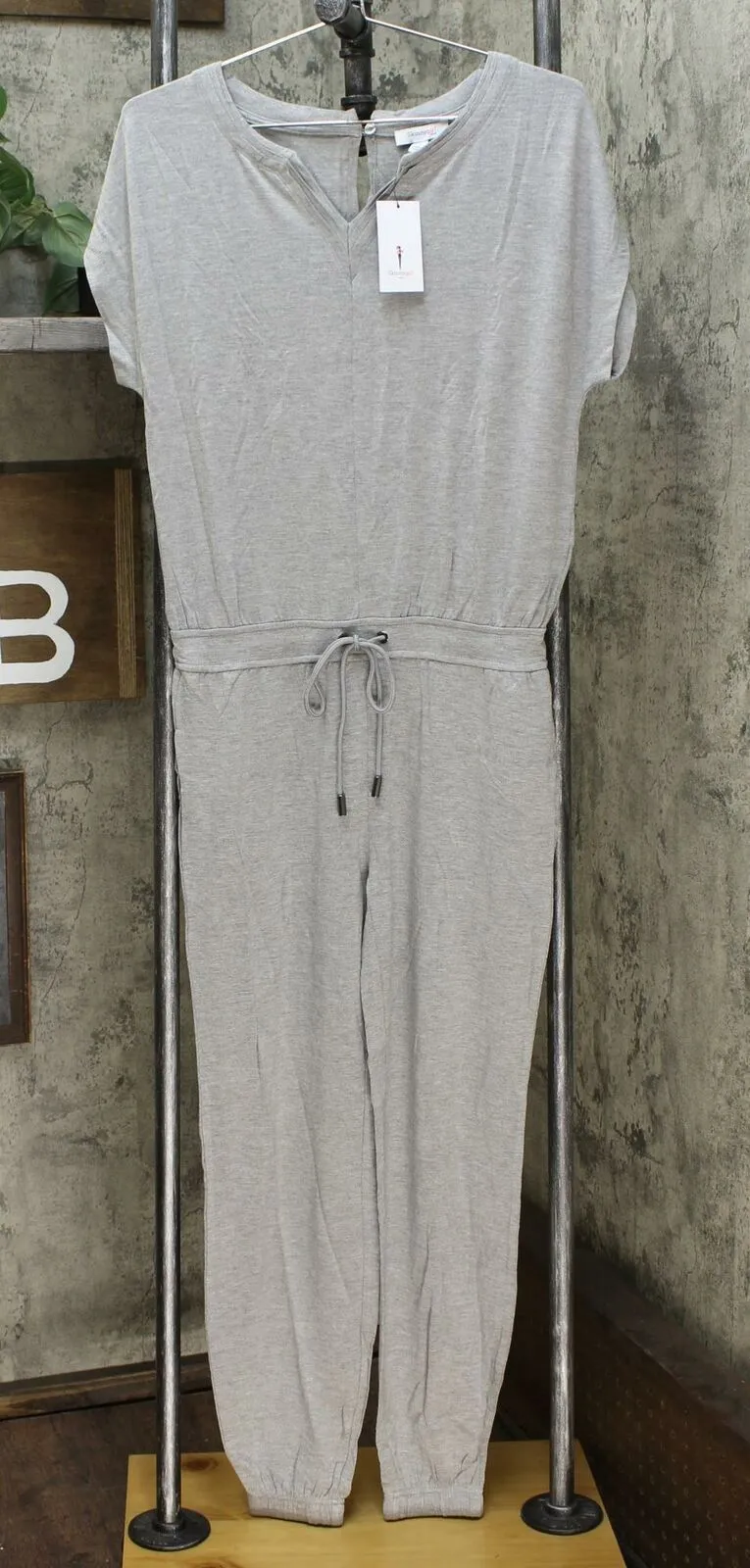 Skinnygirl Women's Brave Brushed French Terry Jumpsuit