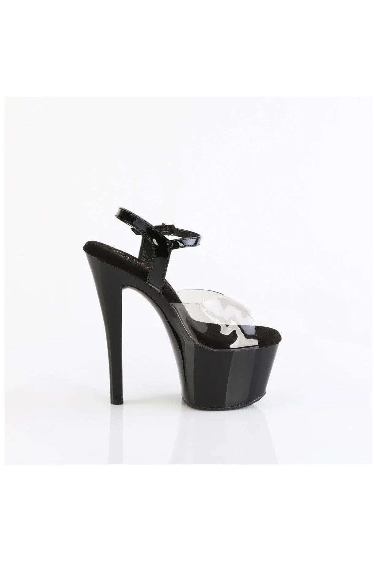 SKY-308-1 Black Vinyl Sandal