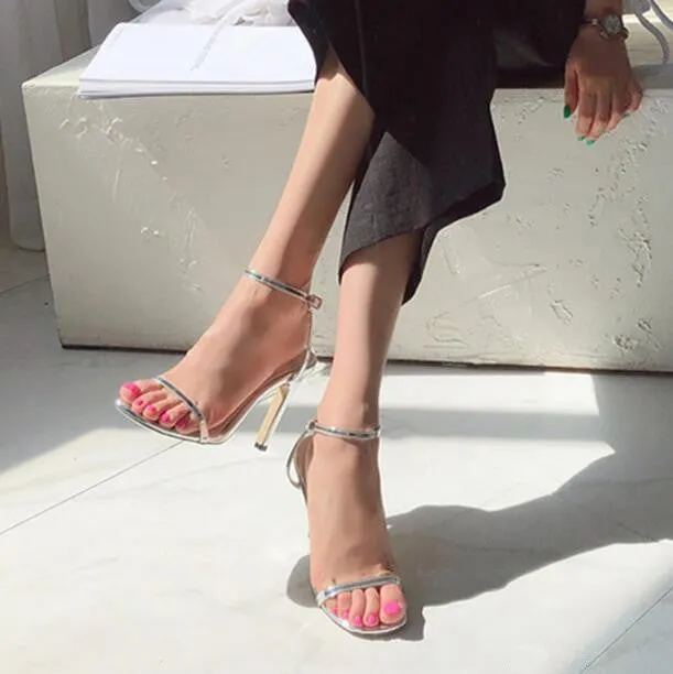 Small Size Womens One Strap Prom Sandals For Petite Feet SS112