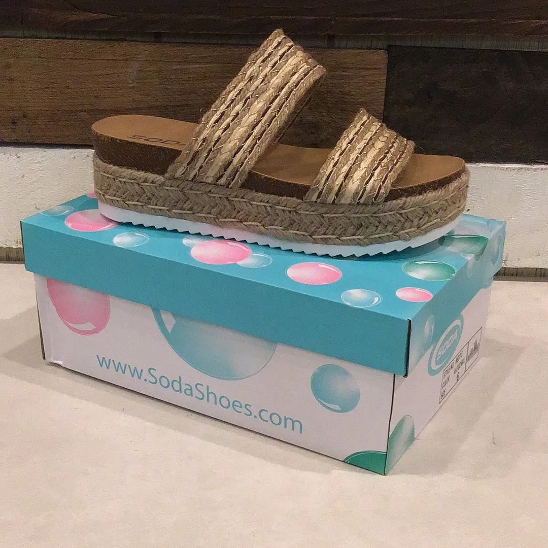 Soda West Wedge Sandal