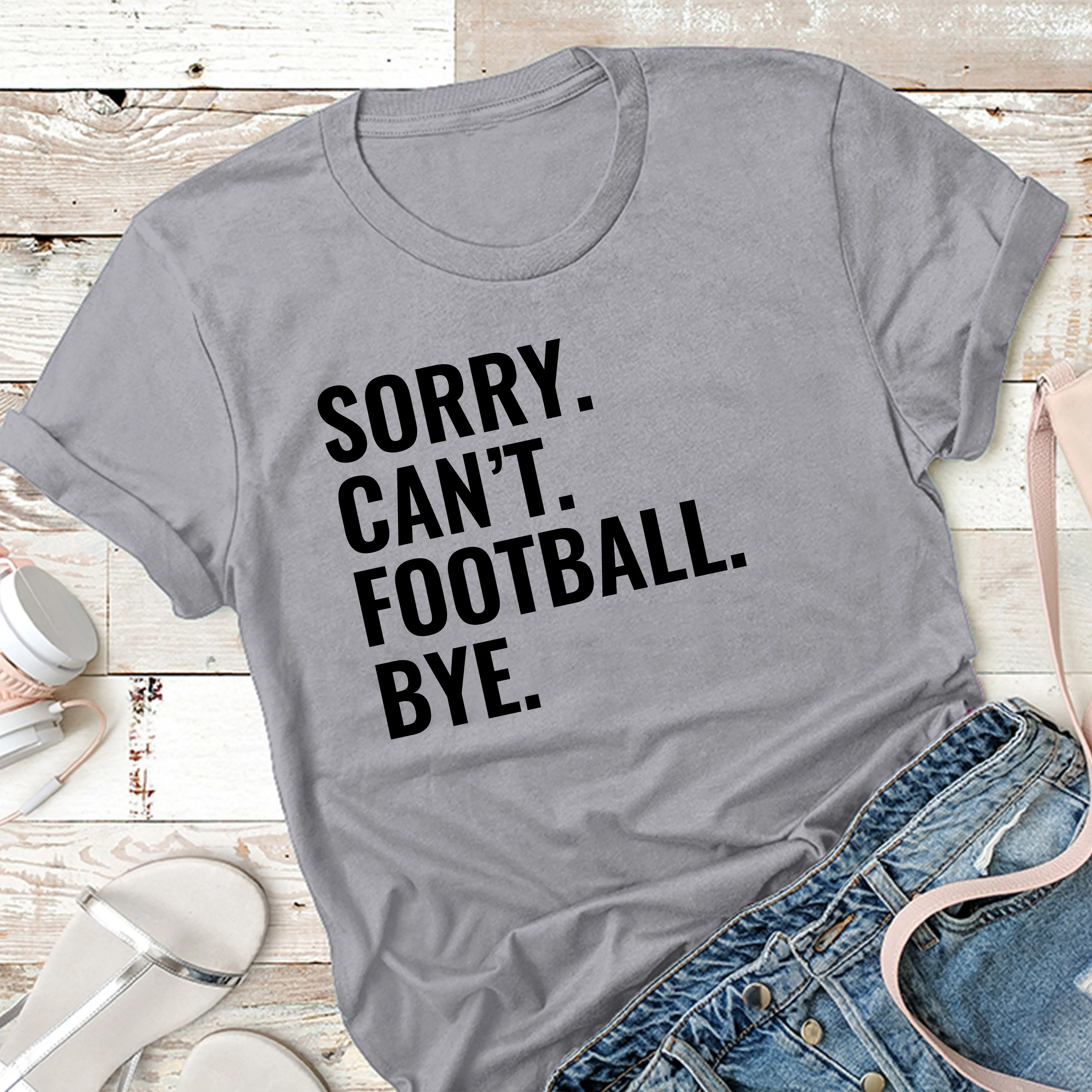 Sorry Can't Bye Personalized With Sports Premium Tees