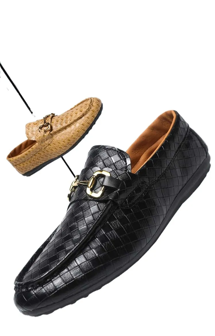 Spring and autumn social guy casual shoes trendy shoes Doudou shoes men lazy shoes cover feet and pedal men's shoes cross-border