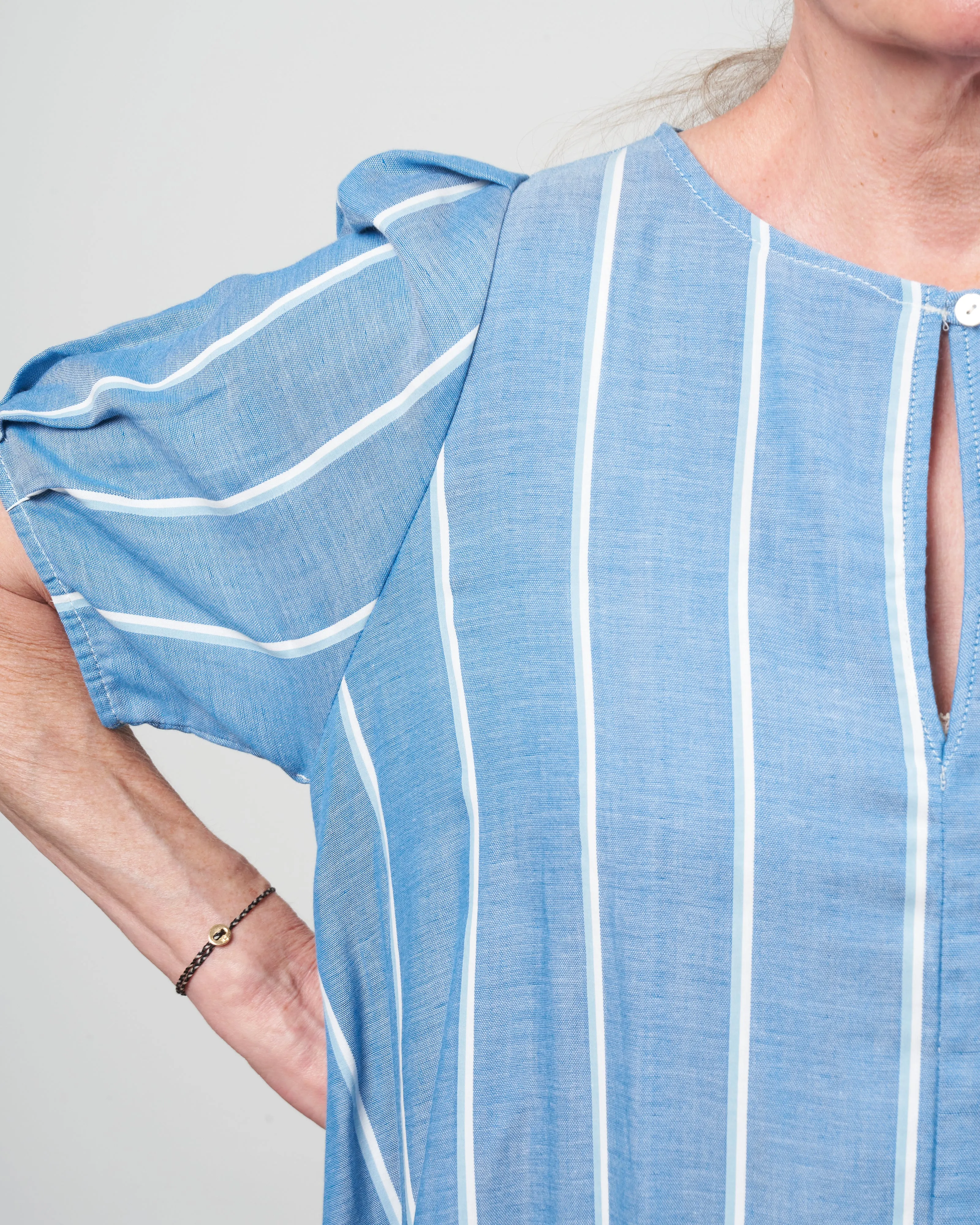 springs dress - sea blue