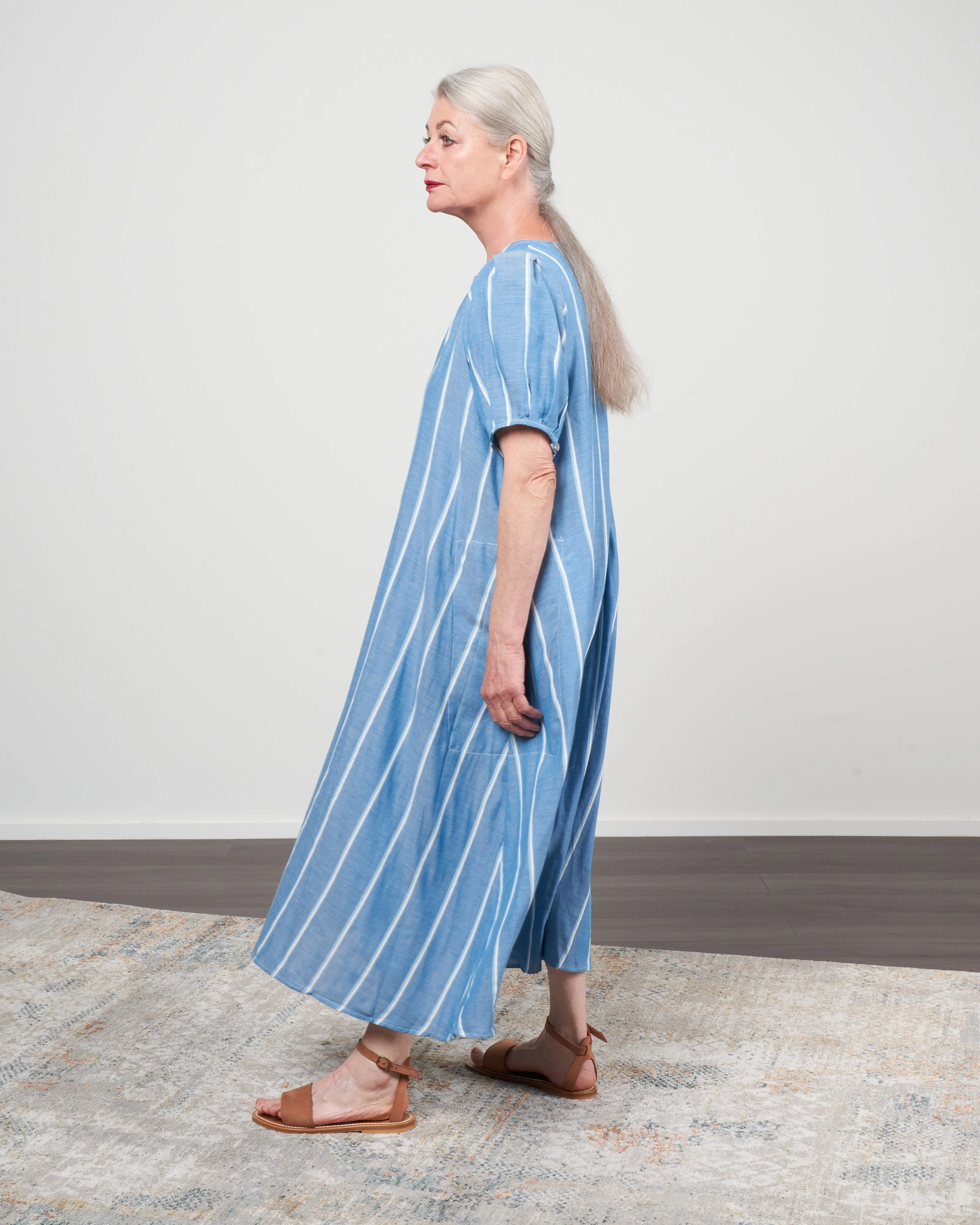 springs dress - sea blue