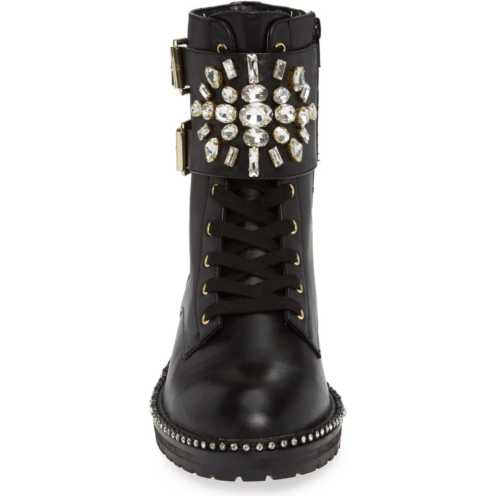 Stoop Embellished Combat Boots