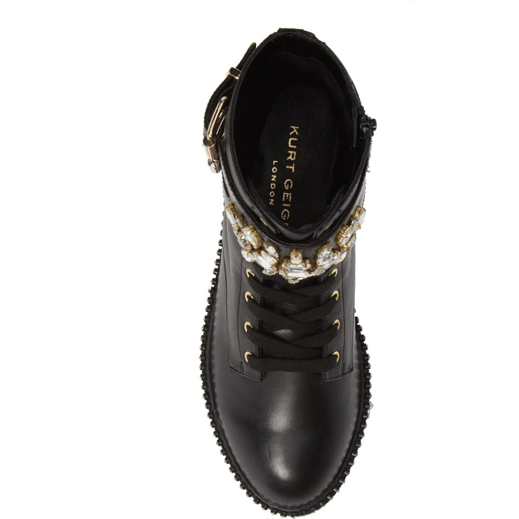 Stoop Embellished Combat Boots