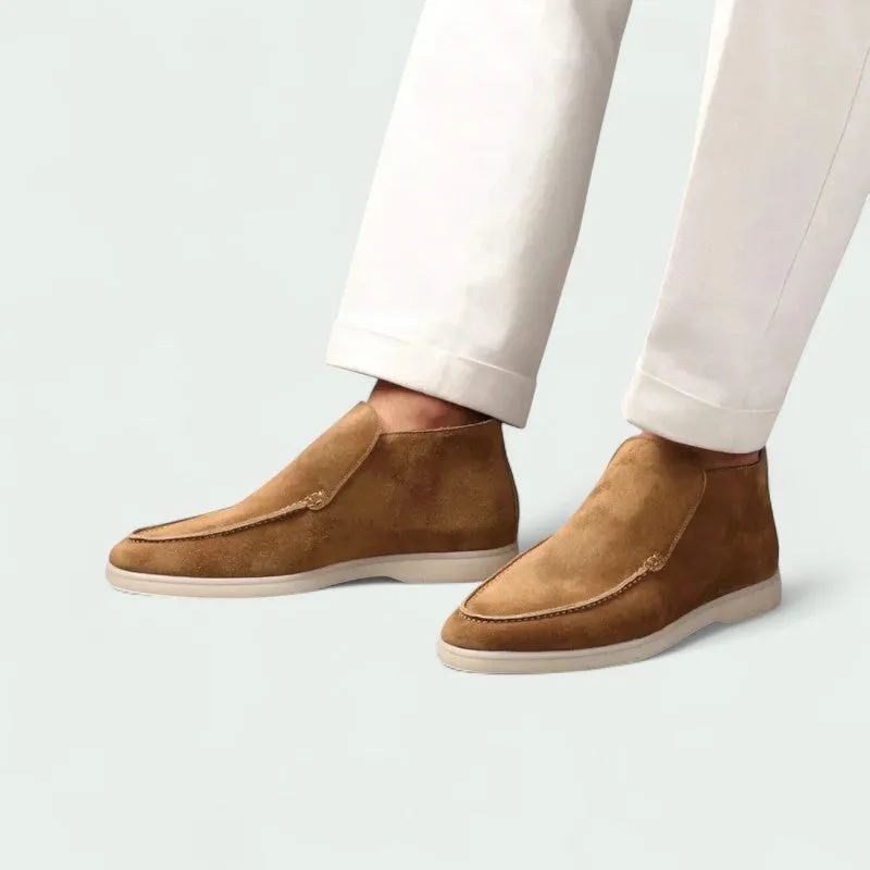Strazoro | High Old Money Loafers - Suede Chukka Boots (Men)