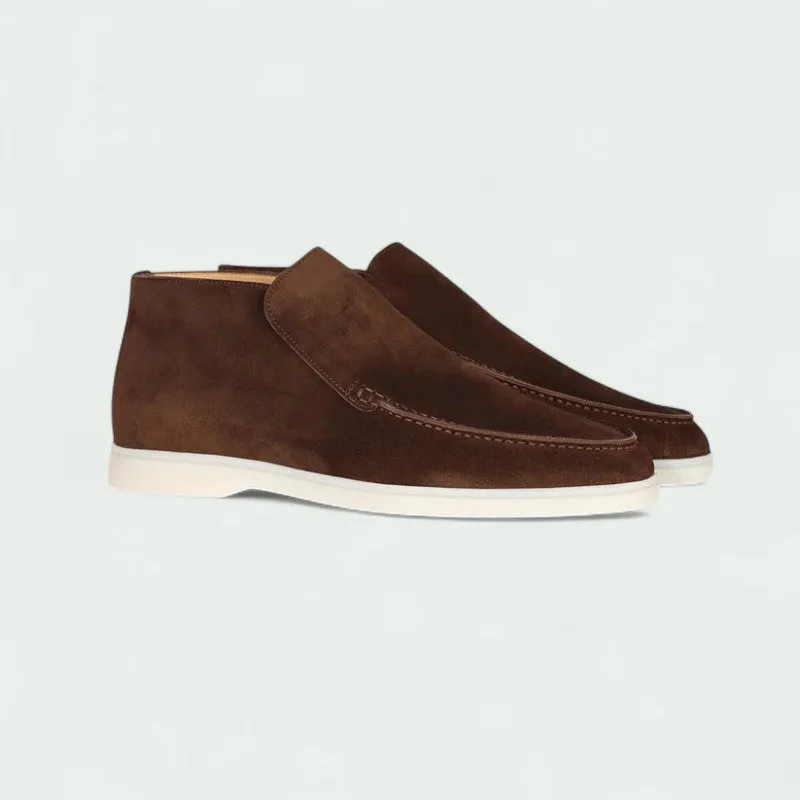 Strazoro | High Old Money Loafers - Suede Chukka Boots (Men)