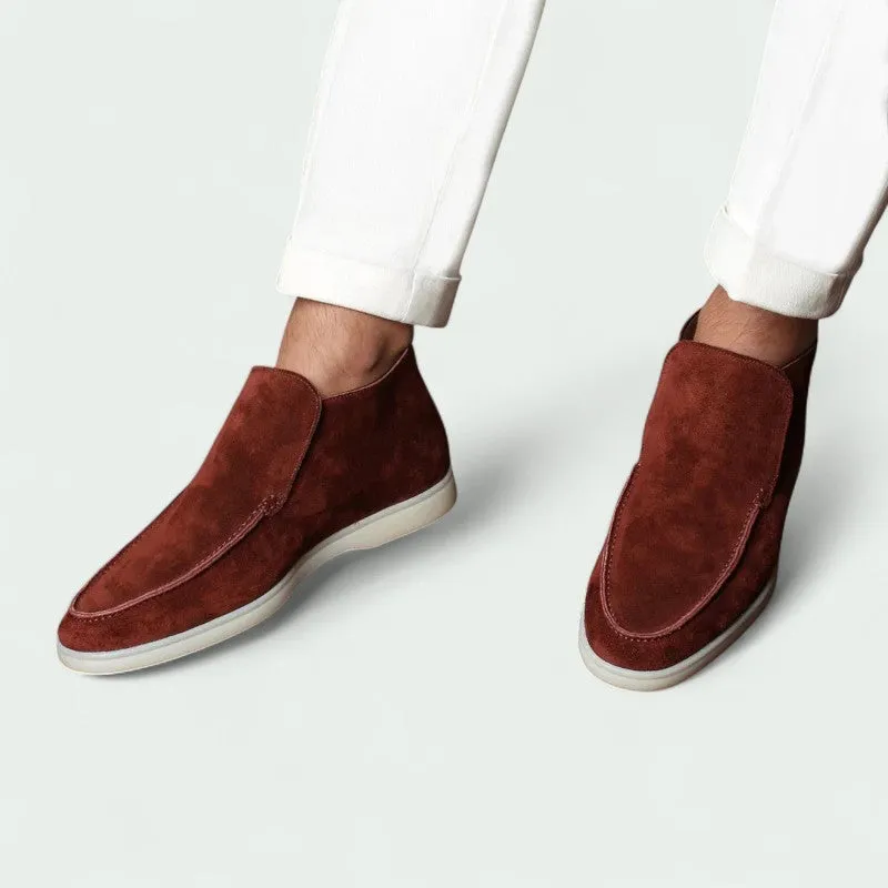 Strazoro | High Old Money Loafers - Suede Chukka Boots (Men)
