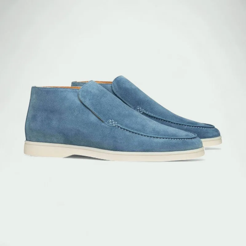 Strazoro | High Old Money Loafers - Suede Chukka Boots (Men)