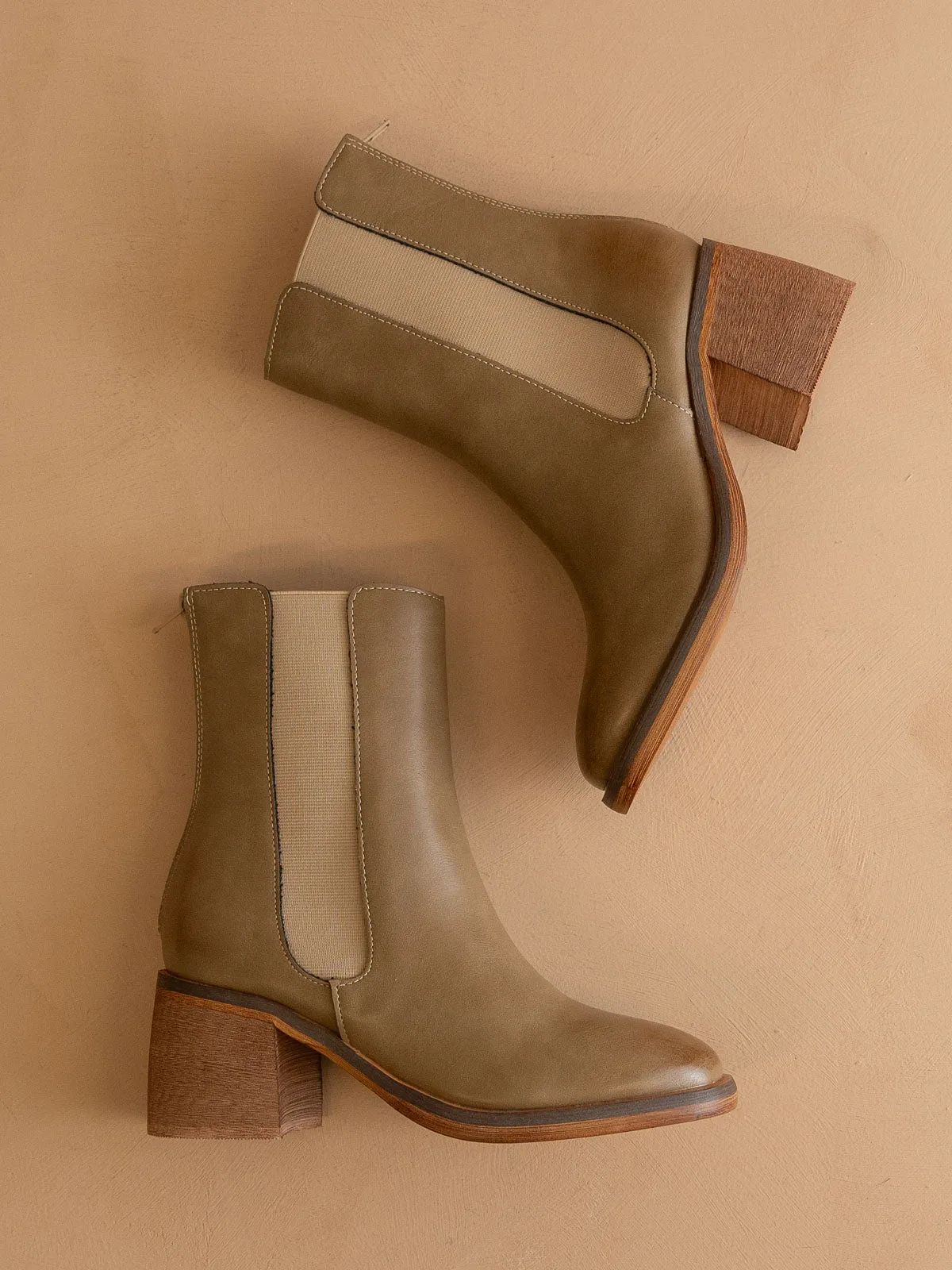 The Olivia | Dune Chelsea Heel Boots