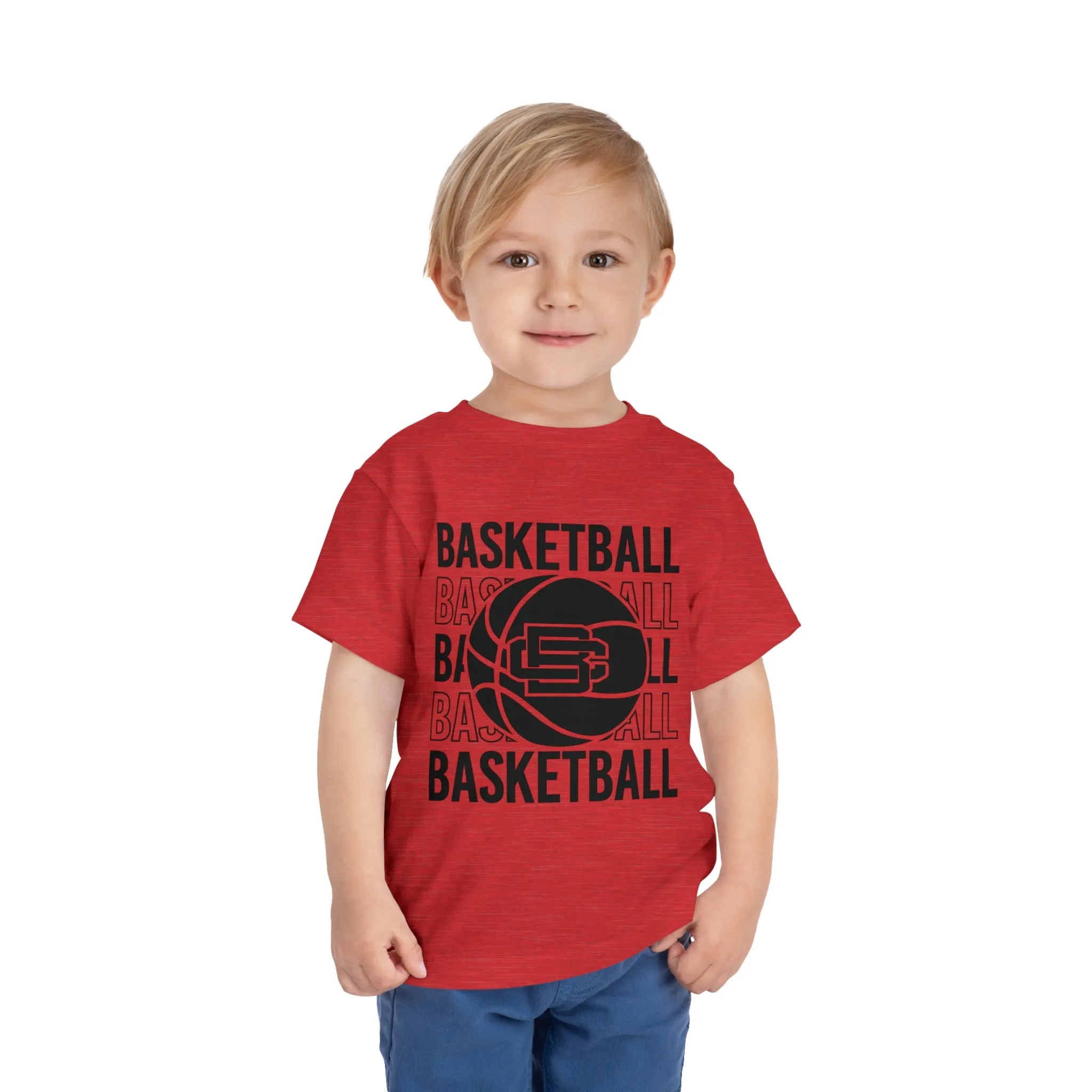 TODDLER - Braves Basketball Repeat Short Sleeve Tee