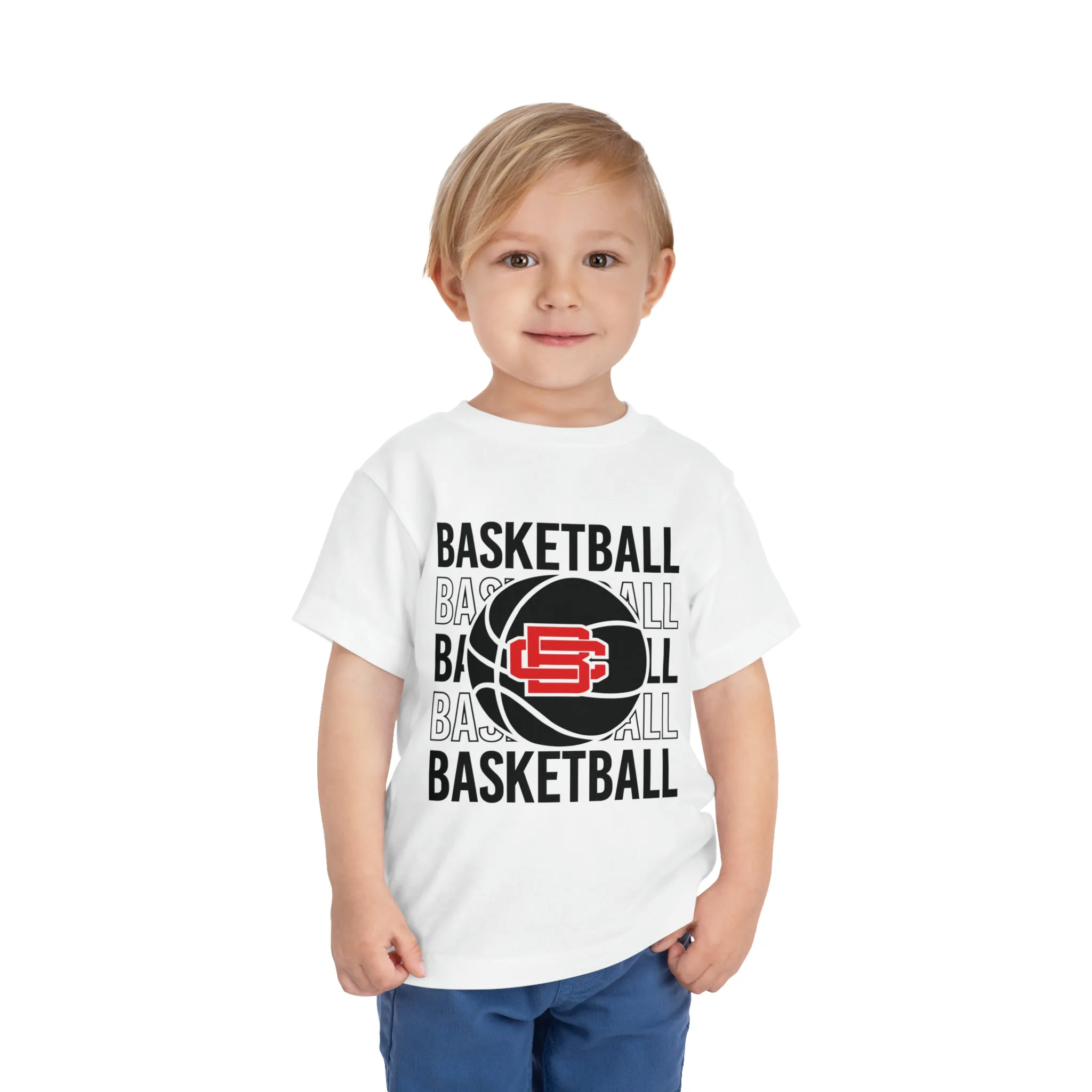 TODDLER - Braves Basketball Repeat Short Sleeve Tee