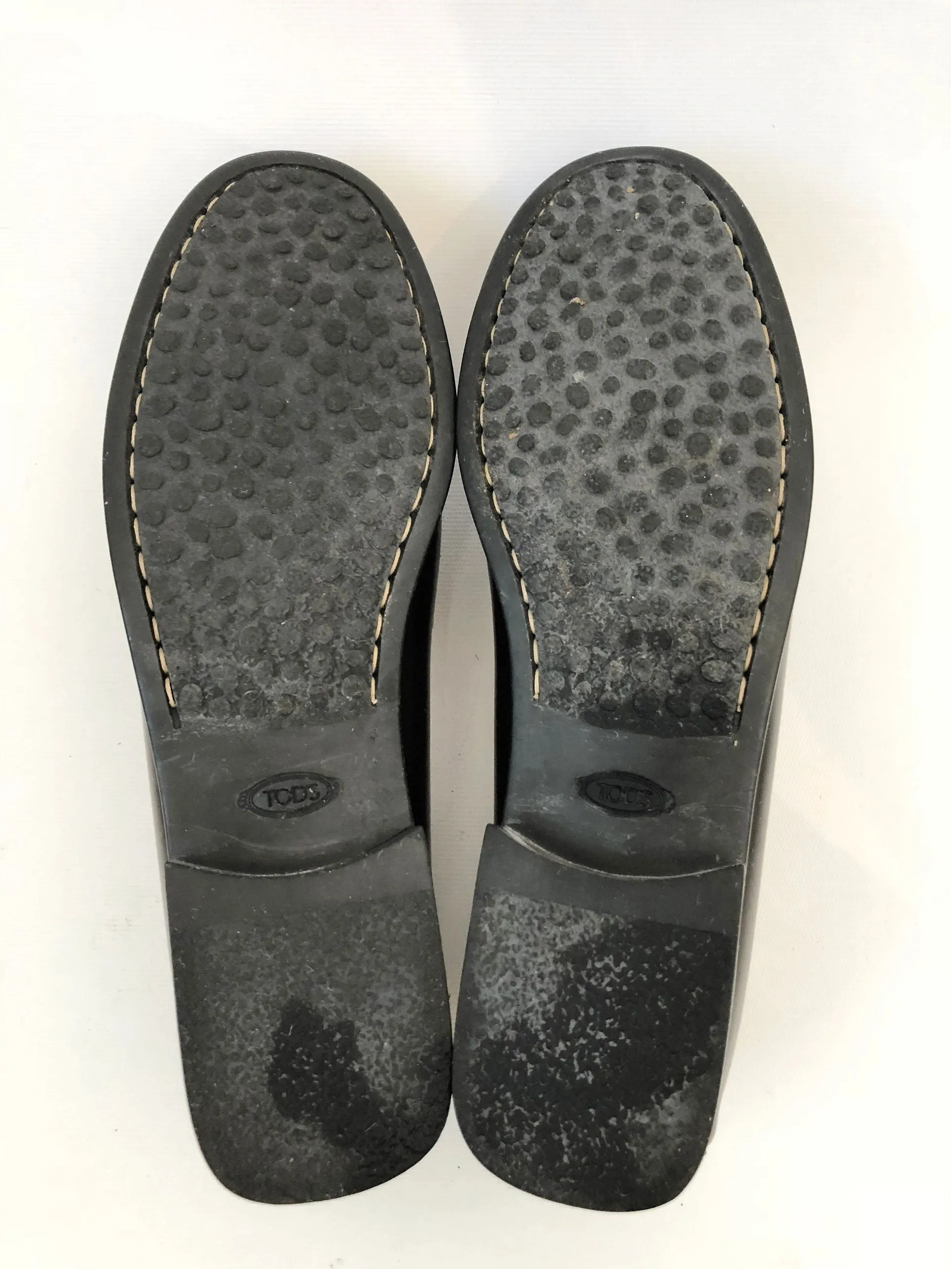 Tod's Brown Leather Loafer Size 40 It (10 Us)