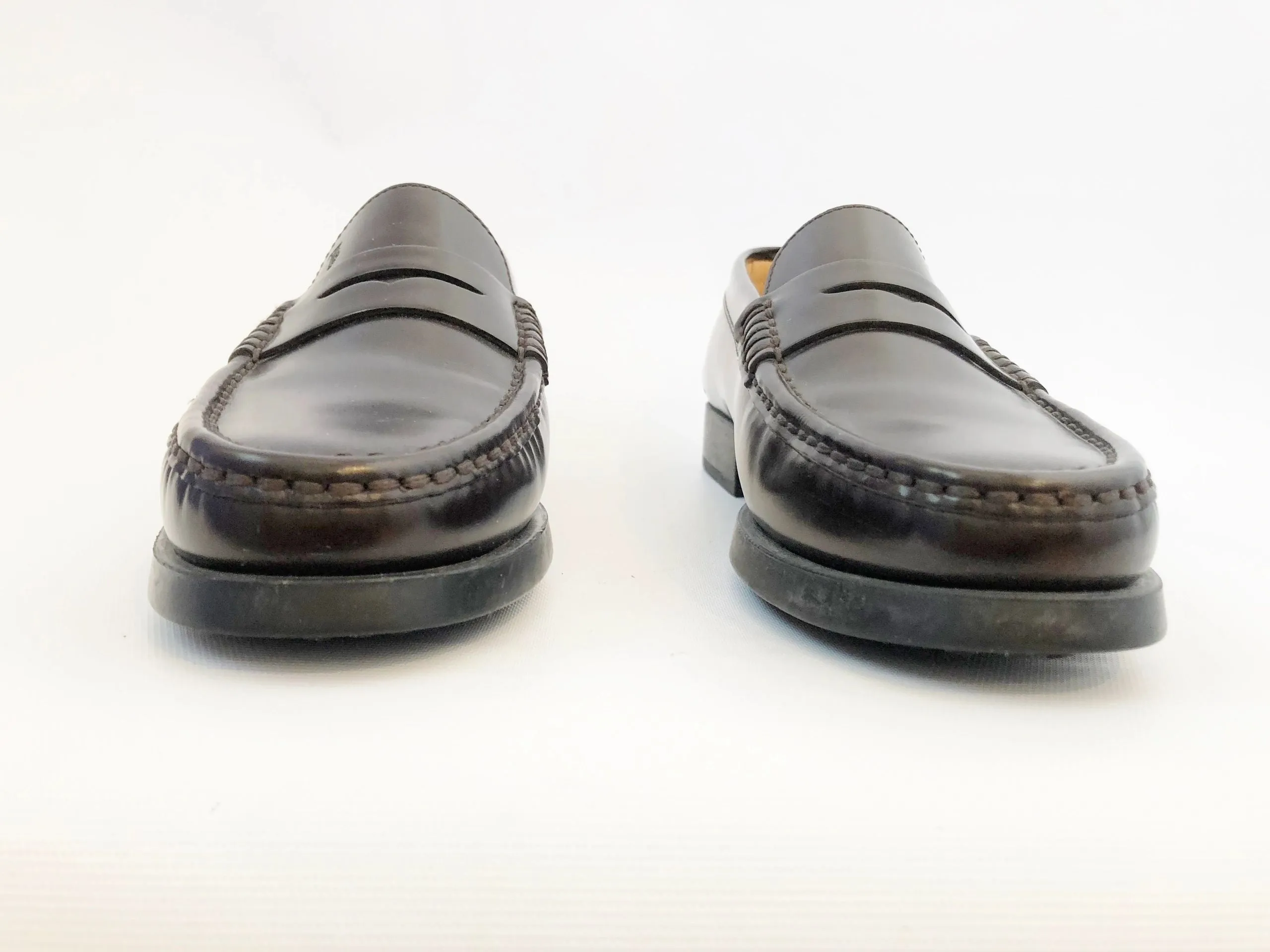 Tod's Brown Leather Loafer Size 40 It (10 Us)