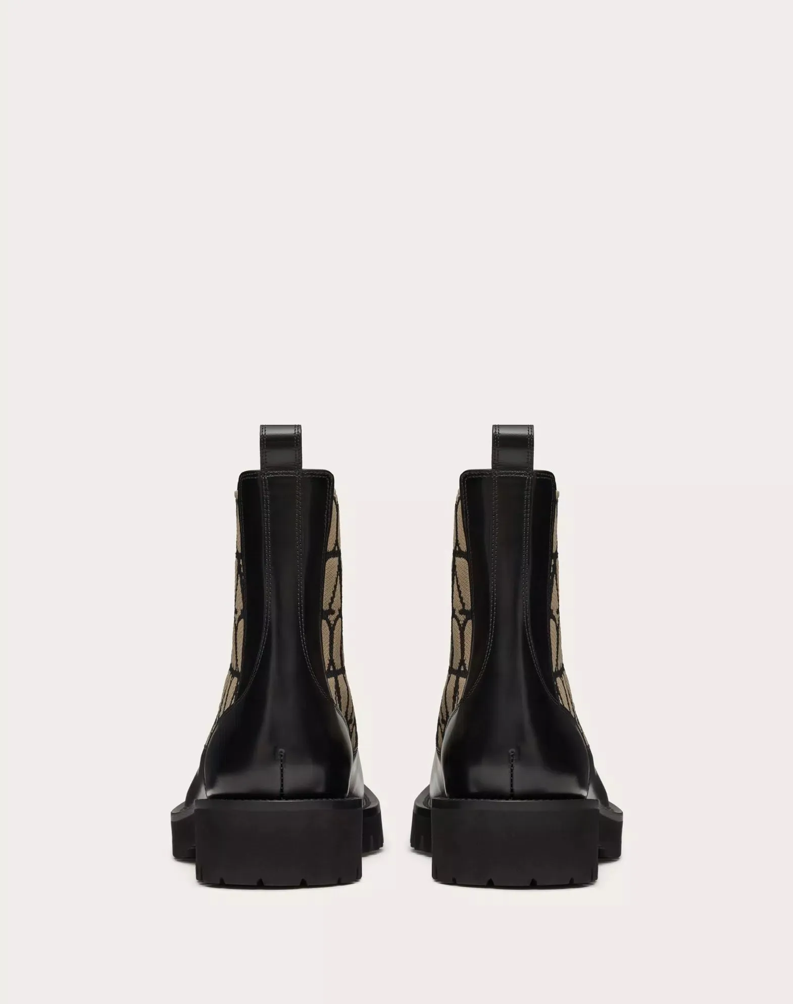 Toile Iconographe Chelsea Boot In Toile Iconographe Technical Fabric And Calfskin