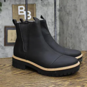 Toms Women's Dakota Chelsea Boot 10016845 Black 7.5M