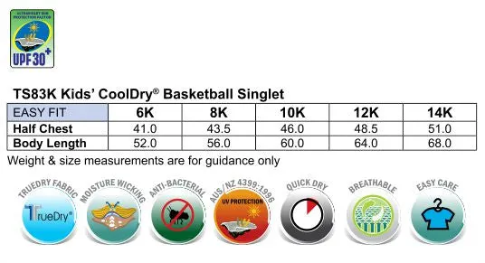 TS83K SLAMDUNK SINGLET KIDS