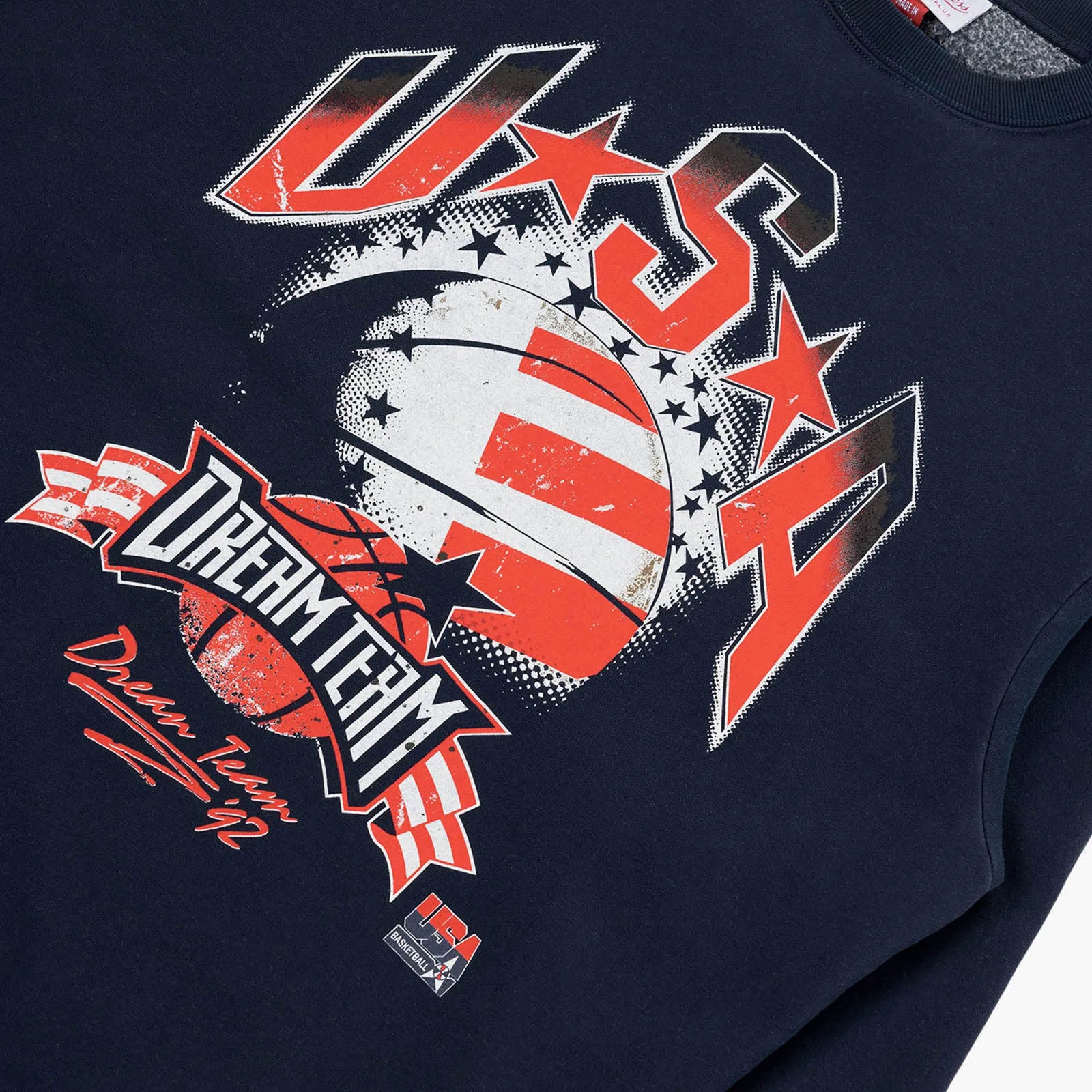 USA '92 Dream Team Crew Sweatshirt - Vintage Navy