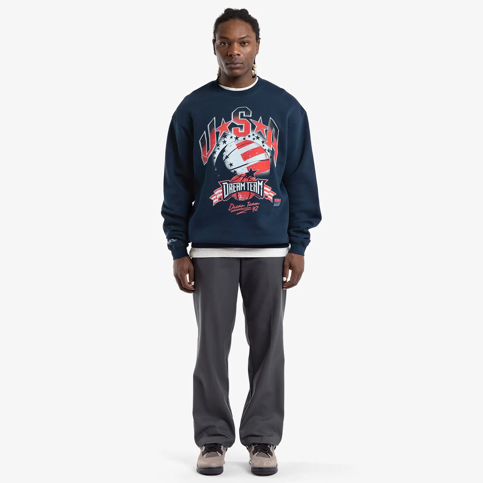 USA '92 Dream Team Crew Sweatshirt - Vintage Navy
