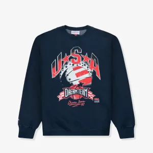 USA '92 Dream Team Crew Sweatshirt - Vintage Navy
