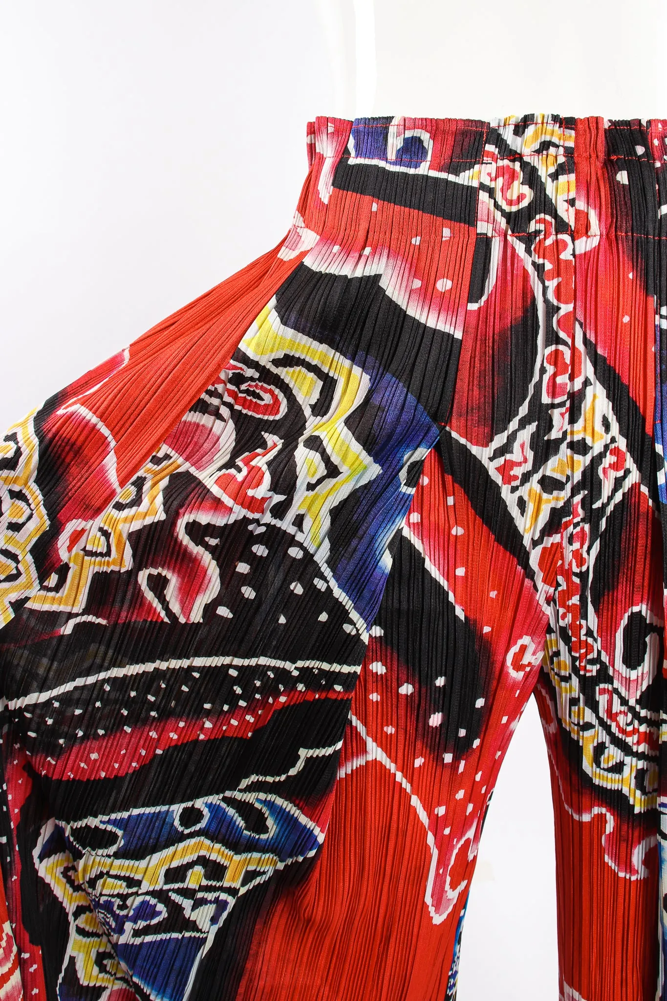 Wide Leg Fire Print Pant