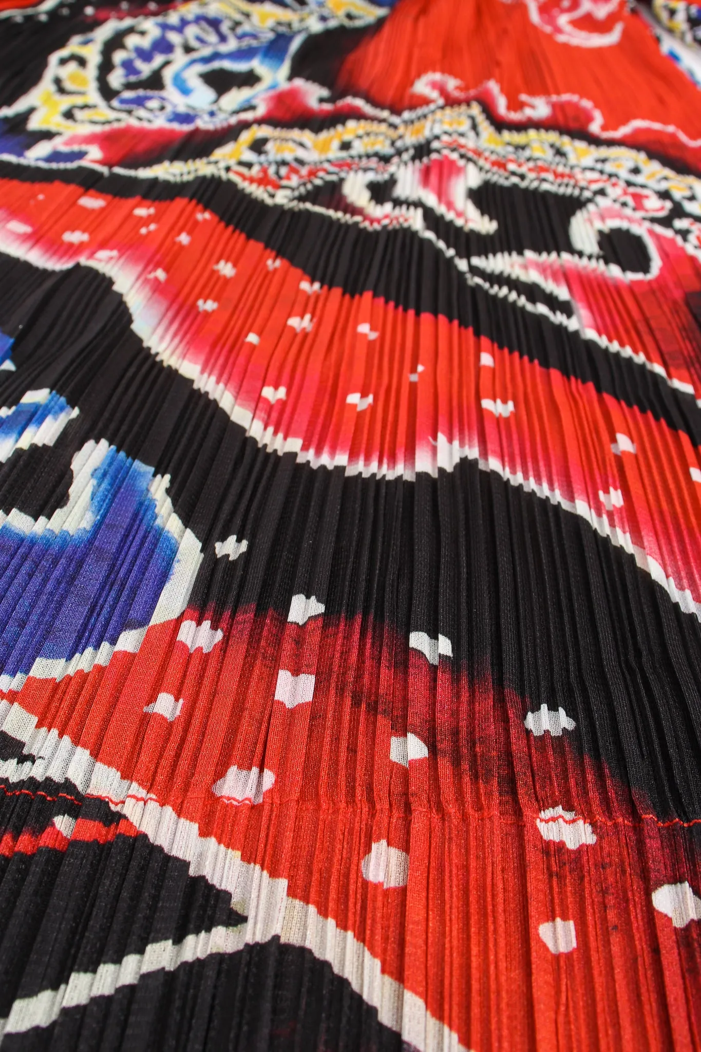 Wide Leg Fire Print Pant