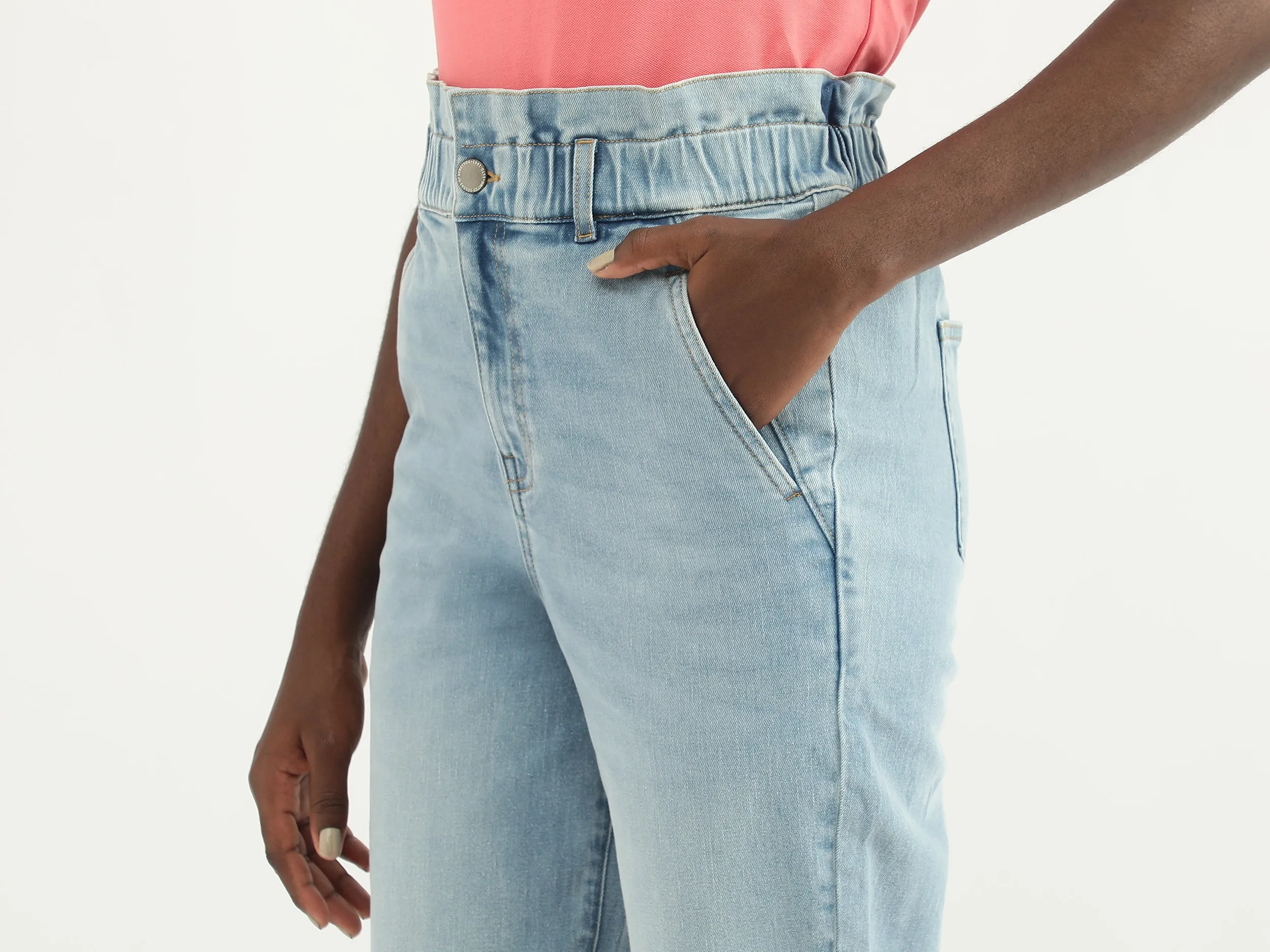 Women Solid Slouchy Fit Jeans