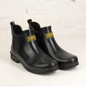 Women's Barbour International Chelsea Welly Boots - Black - UK 7