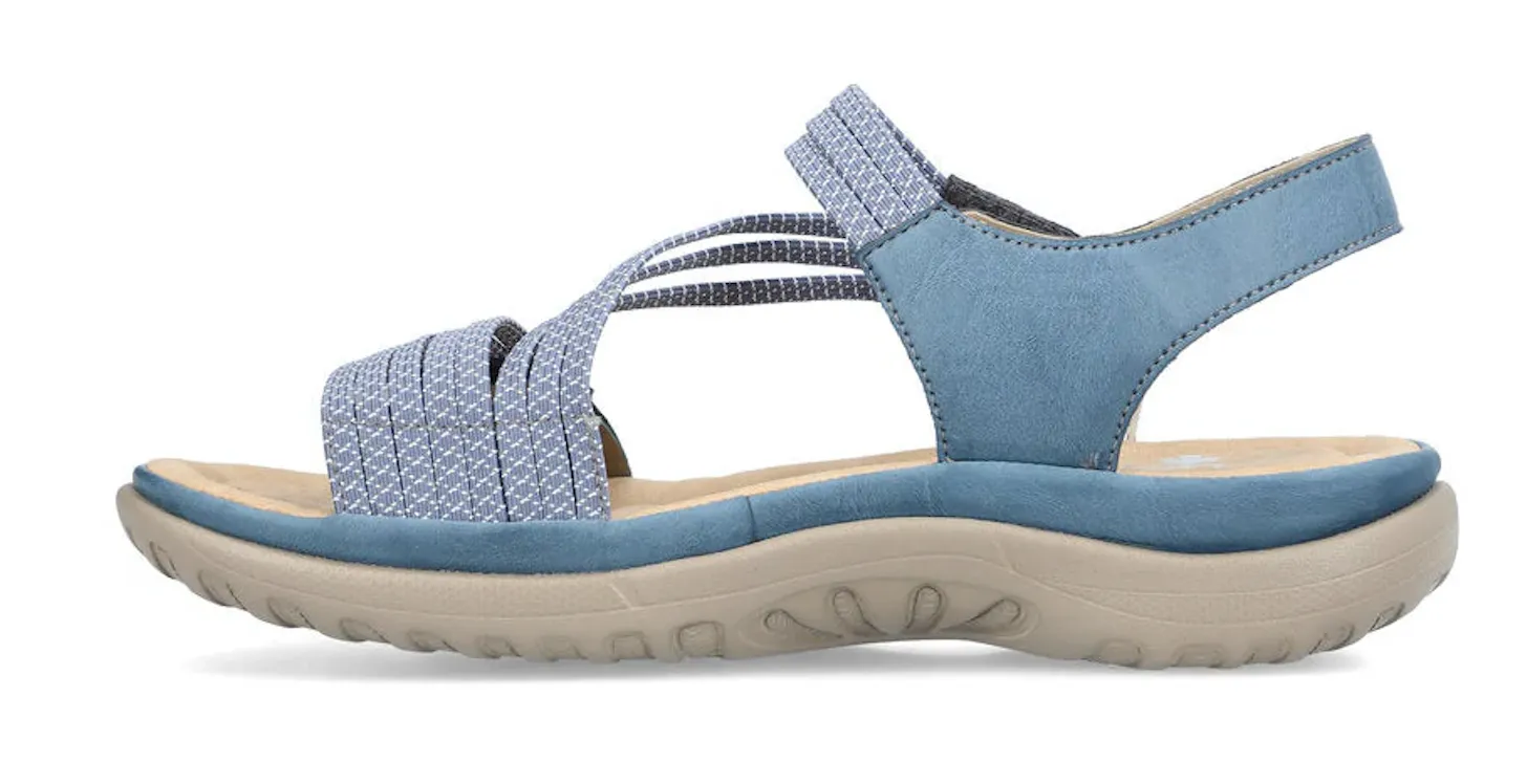 WOMEN'S RIEKER FRANJA 70 | ROYAL / JEANS-WEISS
